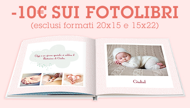 -10€ sui FotoLibri
