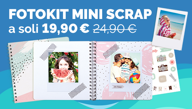 FotoKit Mini Scrap a soli 19,90€ anziché 24,90€
