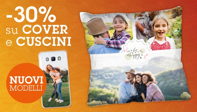 30% di sconto su tutte le Cover e i Cuscini