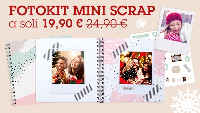 FotoKit Mini Scrap a soli 19,90€ anziché 24,90€