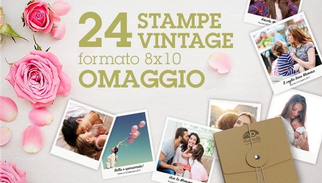 24 Stampe Vintage in Omaggio su ordine minimo di 48