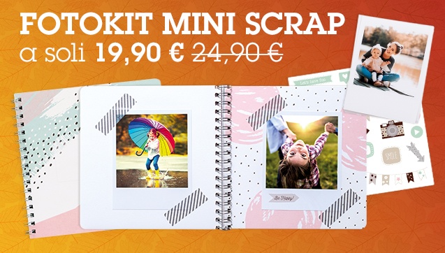 FotoKit Mini Scrap a soli 19,90€ anziché 24,90€